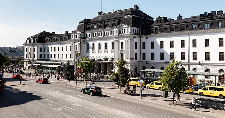 Les flux de visiteurs mesurés à la gare centrale de Stockholm