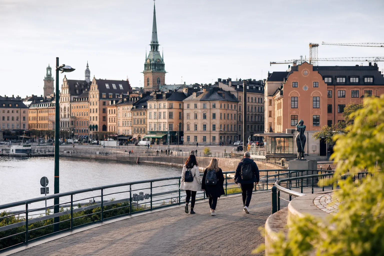 Het centrum van Stockholm in zacht daglicht, de waterkant van Gamla Stan, waar Bumbee Labs in 2011 werd opgericht.